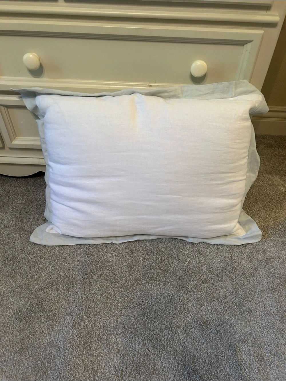 Serena & Lily Border Frame Linen Sham
